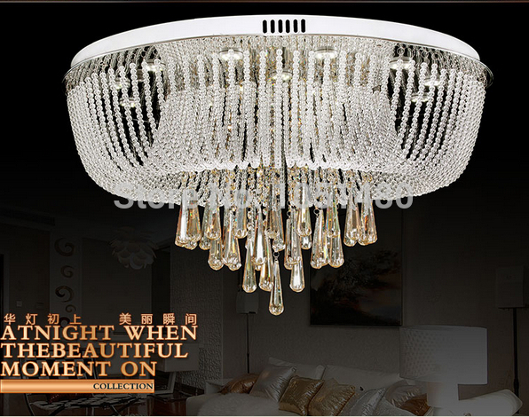 holiday s modern crystal ceiling lamp lustre home lighting dia600*h450mm - Click Image to Close