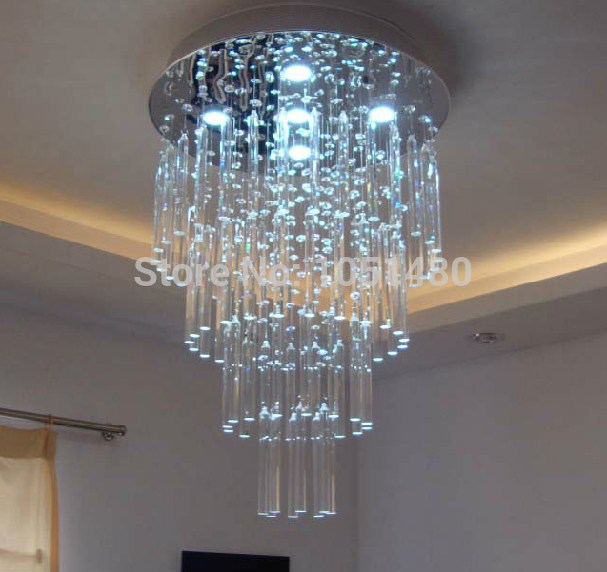holiday s new flush mount led crystal light, luxury modern crystal chandelier for home/el/restaurant