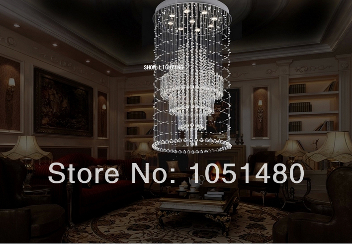 holiday s new modern flush mount k9 crystal chandelier home light dia700*h1300mm