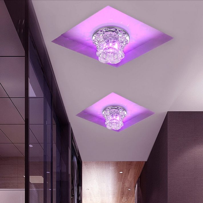 led crystal lighting aisle lights ceiling spotlights pumpkin