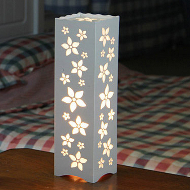 led table lamp wood plastic rustic style brief modern lampshade e14 living room bedroom decor 110-240v