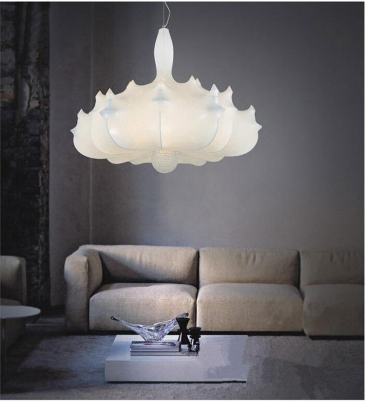 modern cloth chandelier lighting dining room pendant lamp handmade sericultural pendant 5 light zeppelin by marcel wanders