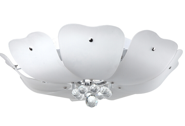 modern simple crystal chandelier lamp d60*h20cm