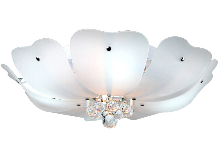 modern simple crystal chandelier lamp d60*h20cm