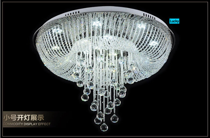 new 2014 led crystal chandeliers lights modern crystal lamps 220v d600mm h400mm