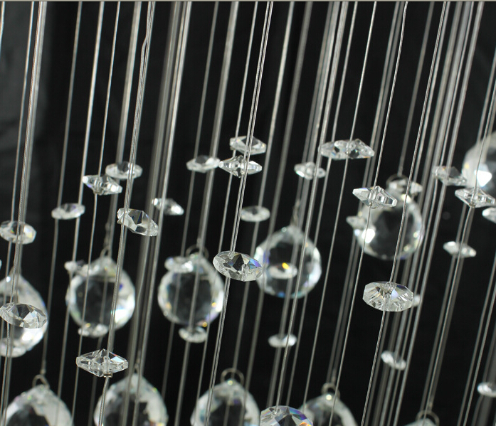 new contemporary round crystal chandeliers living lighting lustre de cristal indoor lights