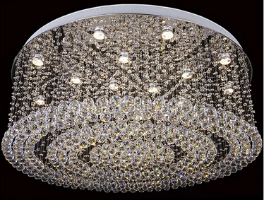 new design el lobby large chandeliers crystal light dia80*h120cm lustres foyer crystal chandeliers