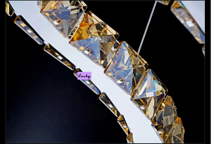 new design guita type led modern crystal chandelier lighting l340mm*h160mm 3 years warranty bedroom pendant light