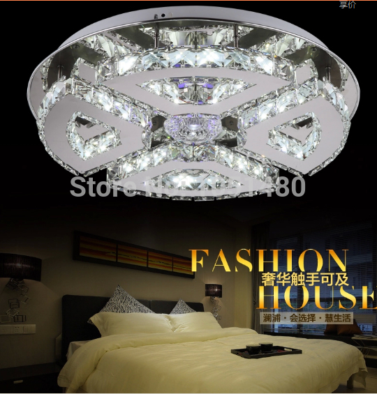 new design roundl led chandelier lighting modern crystal lamp for home and restaurant