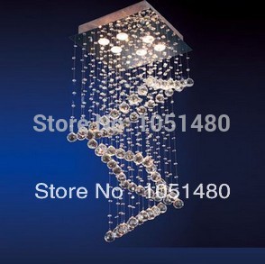 new flush mount square modern chandeliers crystal lamp home lighting l500*w500*h800mm ,