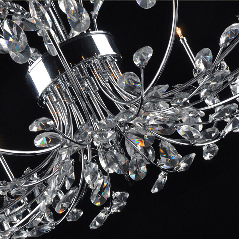new lustre moderne crystal chandeliers of living room lights wrought iron chandelier crystal lamp