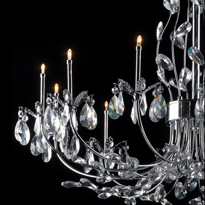 new lustre moderne crystal chandeliers of living room lights wrought iron chandelier crystal lamp