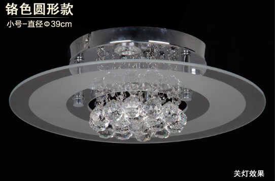 new modern ceiling lights crystal lamp for home decoration luminaire ,lustre lamparas de techo diameter 50cm
