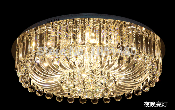 new modern crystal ceiling lights fixtures led lighting for home /el/restaurant dia600*h280mm