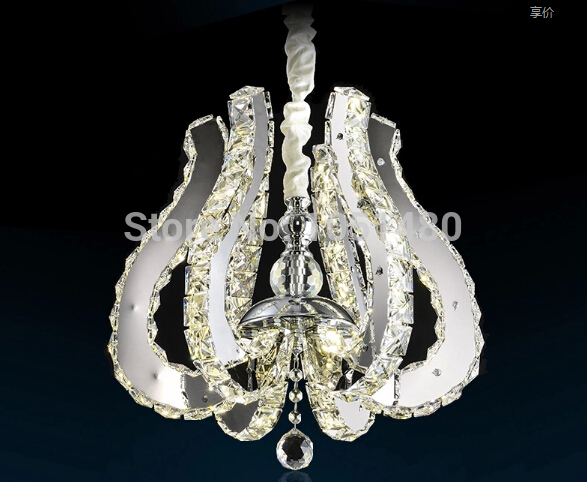 new modern lusture led light chandelier crystal indoor lighting dia400mm