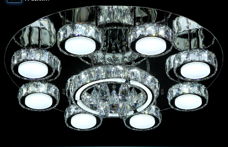 new surface mounted modern led chandelier living room light dia80*h17cm lustres led light fixtures