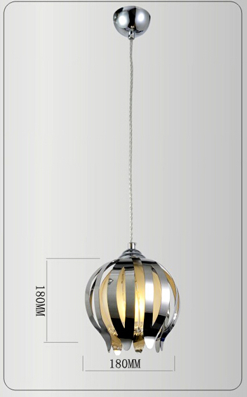 pendant light ceiling plate stainless steel +glass e27 ac85-265v glass balls pendant lighting