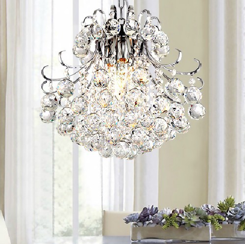 s chrome plated dinning room crystal chandelier dia400*h410mm cristales para lamparas