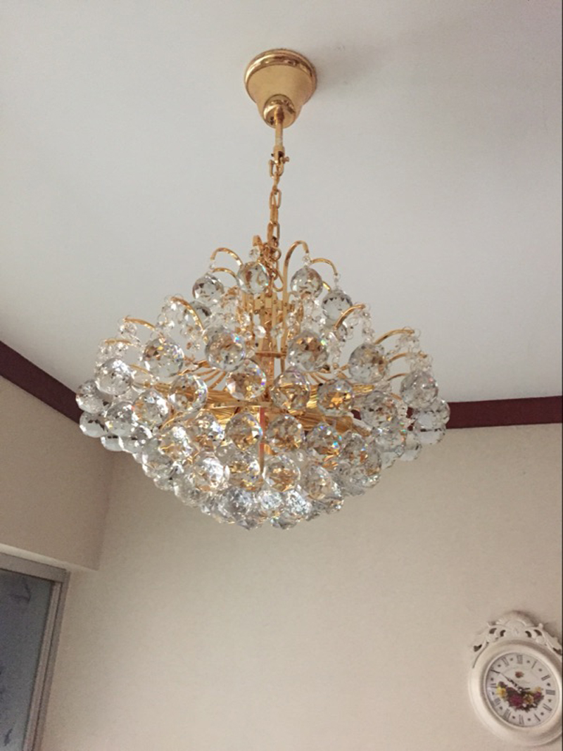 s modern pendant chandeliers silver/gold crystal chandelier led suspension luminare home lighting