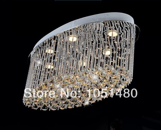 s oval design modern chandelier lamp l800*w300*h400mm luxury home lighting led light fixtures