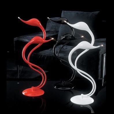 swan desk lamp , 2 lights,led table lamp