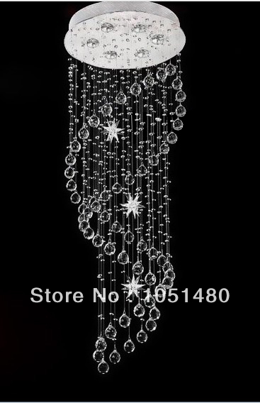 top s guaranteed contemporary crystal chandeliers dia500*h1600mm , modern living room light