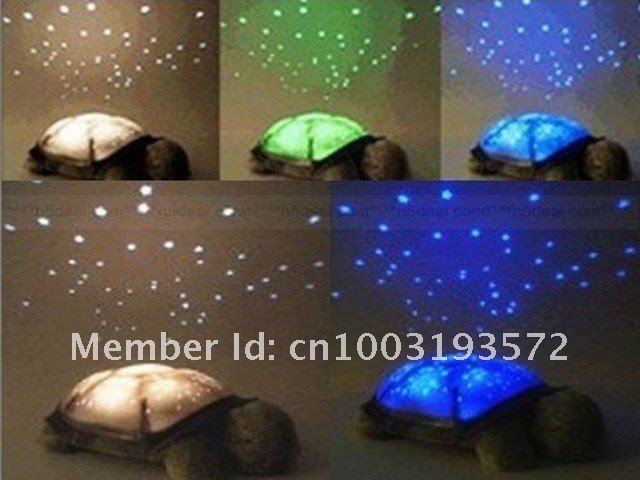 turtle night lights for children with music 4 colors 4 songs +usb wire