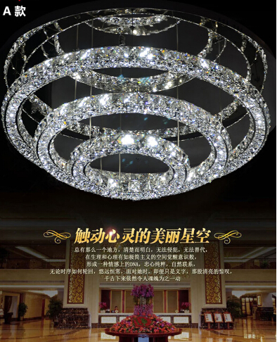 whole riing design led crystal chandeliers modern lighting living room chandelier