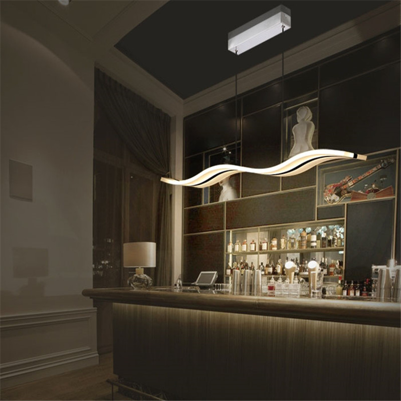 2015 new modern led chandeliers 38w white acrylic for dinning room restaurant bedroom study chandelier lighting l97*h150cm