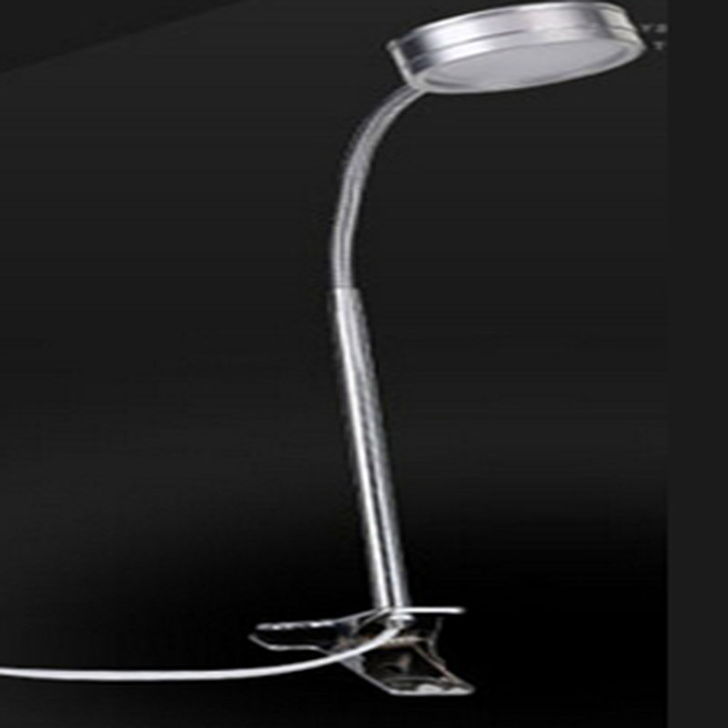 7w flexible portable read led desk lamp with clip for children study eye protection office computer table lamp