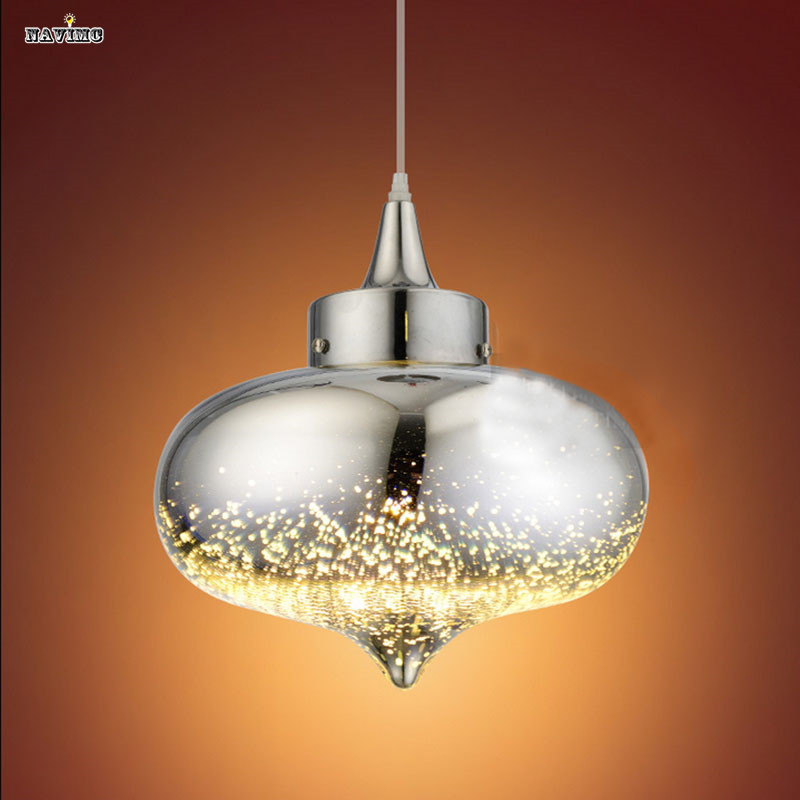 art decor pendant lights fixture with 3d firework lighting for kitchen dining room restaurant bar glass pendant lampshade