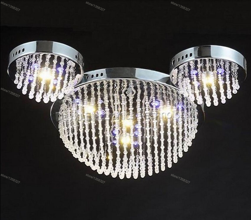 cartoon cute modern led kids room crystal chandelier light fixture for children room lamp dia350*h100mm
