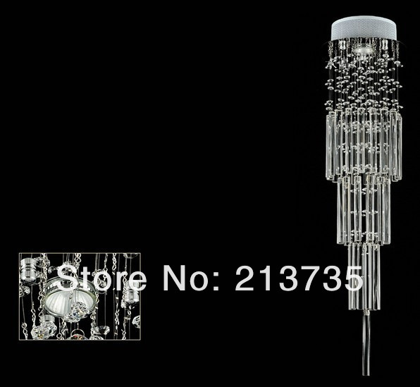 classic crystal ceiling lamp modern d200*h820mm 110v/220v drop