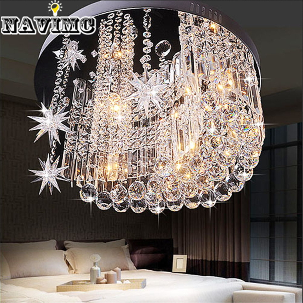 comtemporary led luxury crystal chandelier lighting colorful lustre fixtures bedroom restaurant corridor bedroom lamp e14 lights