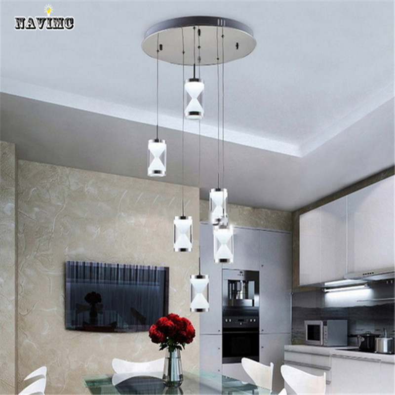 contemporary acrylic chrome chandelier spinning hourglass pendant antique french basket style lighting fixture led lamp