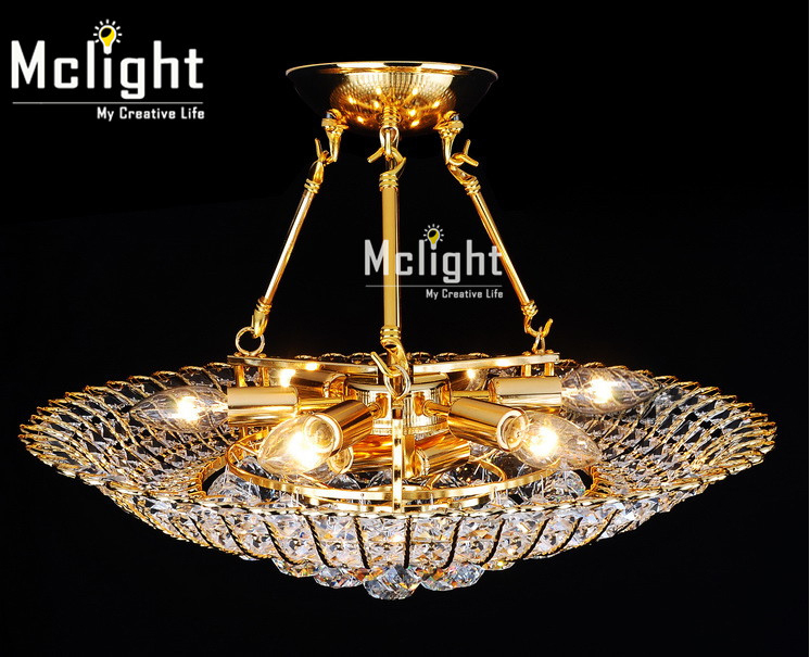 contemporary home crystal chandelier light empire chandelier fixture round shape dia.55cm