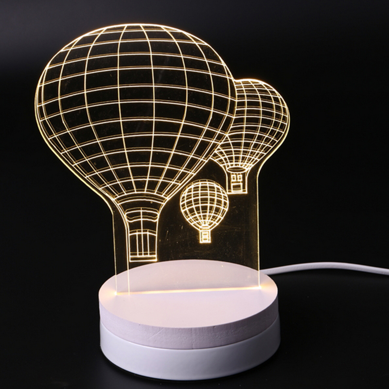 cute balloon table lamps 3d mood lamp kids art deco lamp luminaria modern table lamps baby night light for bedroom wedding gift