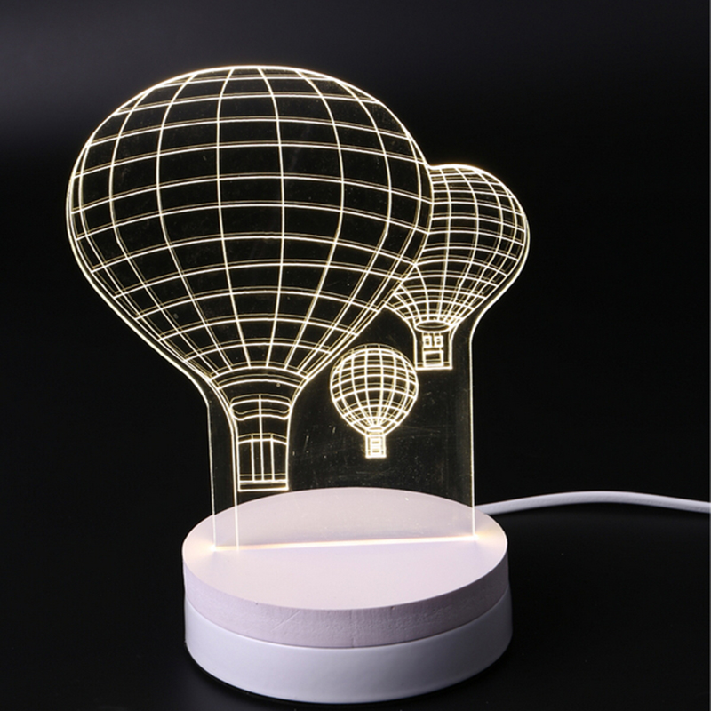 cute balloon table lamps 3d mood lamp kids art deco lamp luminaria modern table lamps baby night light for bedroom wedding gift
