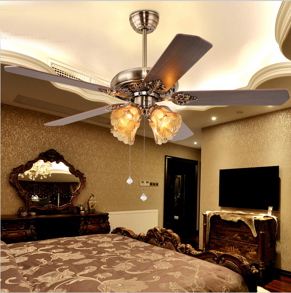 european fan lights living room lamp bedroom ceiling fan with light household restaurant new ceiling lamp factory warranty