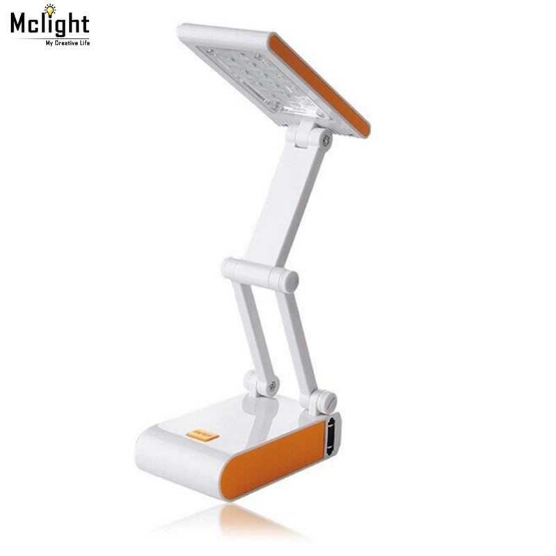 flexible led table lamp rechargeable foldable and adjustable eyecare built-in led desk lamp for student study night light
