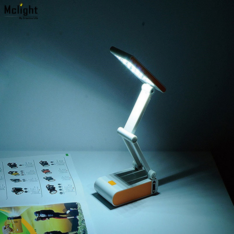 flexible led table lamp rechargeable foldable and adjustable eyecare built-in led desk lamp for student study night light