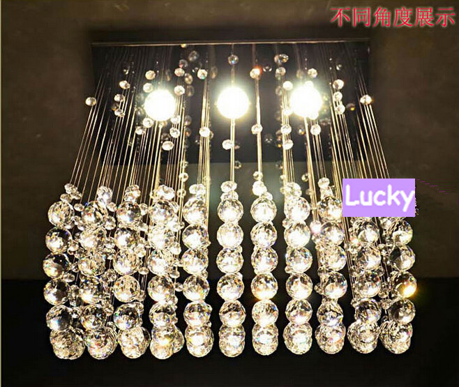 l45cm*h65cm k9 crystal chandelier 110-240v
