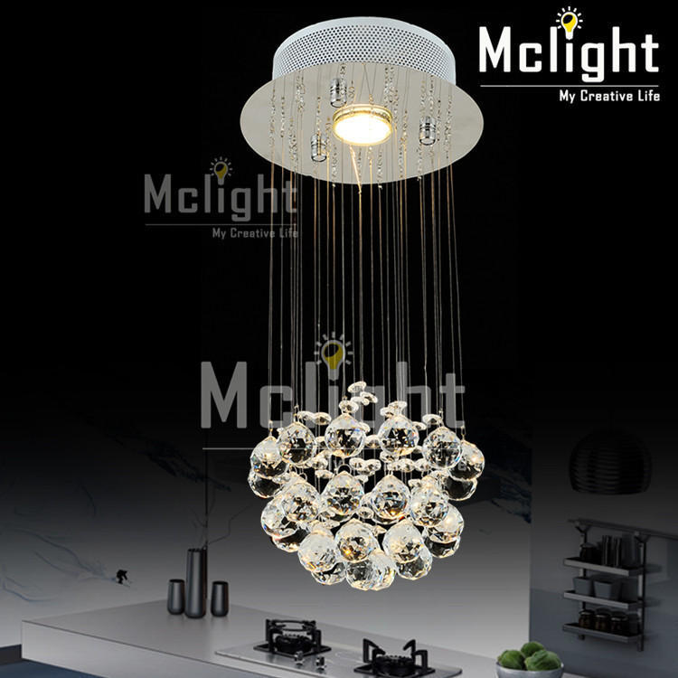 mini small crystal ceiling light fixture flush mounted crystal lamp lustre stairs porch aisle hallway corridor light - Click Image to Close