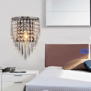 modern crystal wall lamp