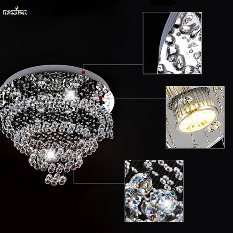 modern large crystal chandelier lighting for el dining room drop crystal pendant diameter 80cm height 60cm
