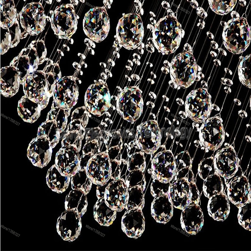 modern staircase eropean art crystal chandeliers lights fixture curtain design for dining room foyer lamp