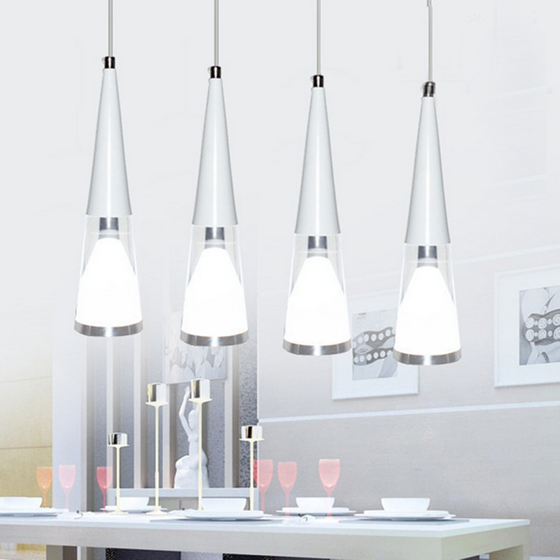 modern white led pendant lights for bar crystal subuliform hanging pendant lamp with adjustable cable for dining room