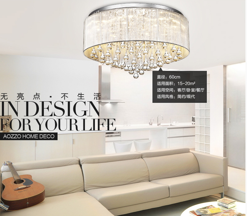 new diy luxury modern cristal pendants led crystal chandelier flush mount lighting for foyer