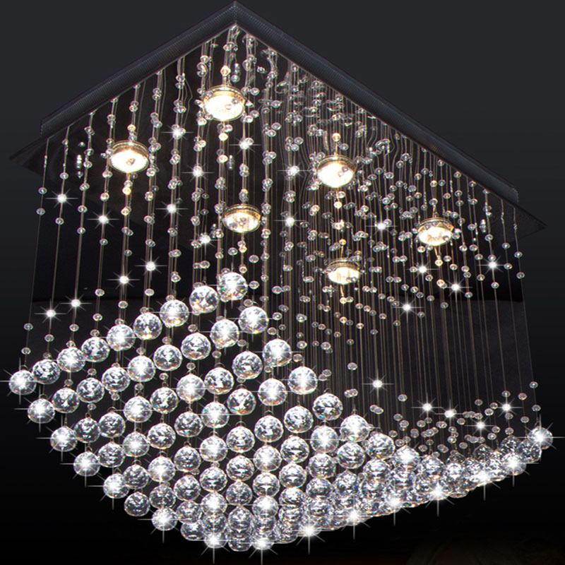 new flush mount luxury contemporary crystal wave chandelier ,living room dinning room light k9 crystal lamp