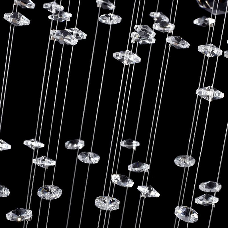 new k9 modern crystal chandeliers light fixture crystal lamp dia 550*h2200mm